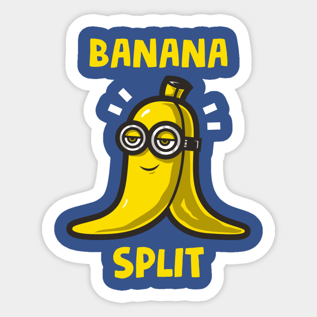 IDIOM: BANANA SPLIT Sticker by krisren28